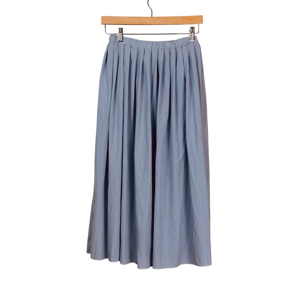 Pure Collection Icy Blue A Line Midi Skirt Size 34 - Picture 2 of 8